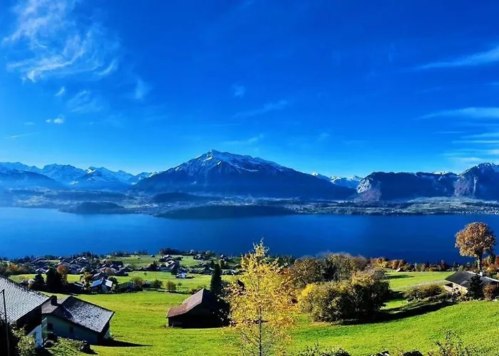 Chalet With Panoramic Views Of The Mountains Of The Oberland And Thun *