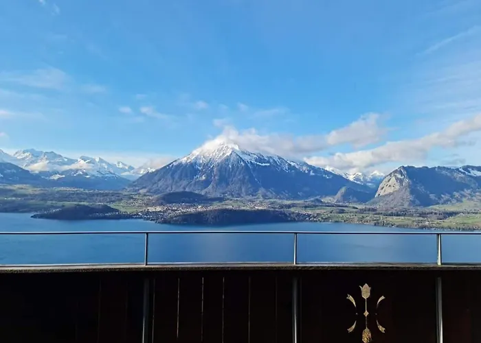 Chalet With Panoramic Views Of The Mountains Of The Oberland And Thun *