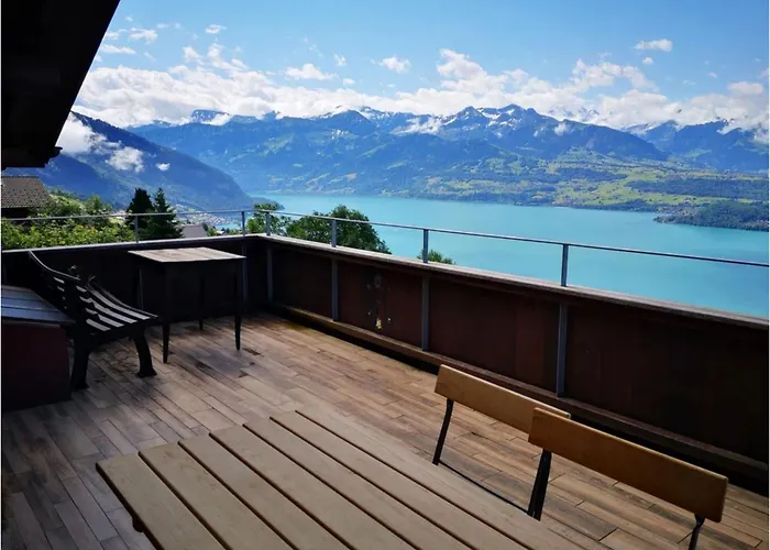 With Panoramic Views Of The Mountains Of The Oberland And Thun *