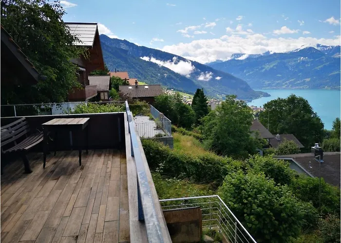 Chalet With Panoramic Views Of The Mountains Of The Oberland And Thun Sigriswil