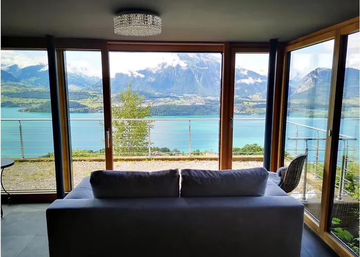 With Panoramic Views Of The Mountains Of The Oberland And Thun *