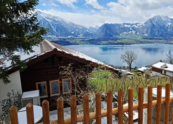 Chalet With Panoramic Views Of The Mountains Of The Oberland And Thun *