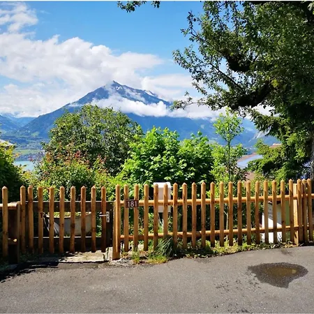 With View Of The Mountains And The Thun * Зигрисвиль