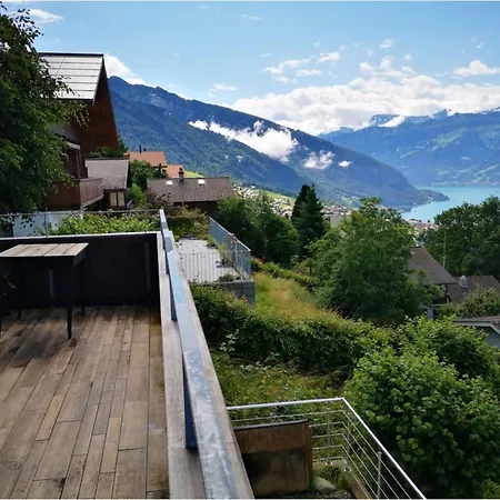 Chalé With Panoramic Views Of The Mountains Of The Oberland And Thun Sigriswil