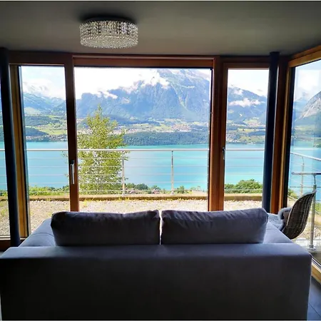 With Panoramic Views Of The Mountains Of The Oberland And Thun *